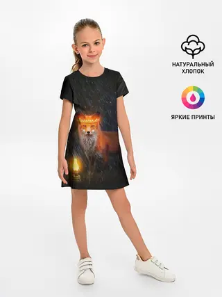Детское платье / Лиса с огненной короной