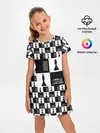 Детское платье / Шахматы. Король и королева. 2022
