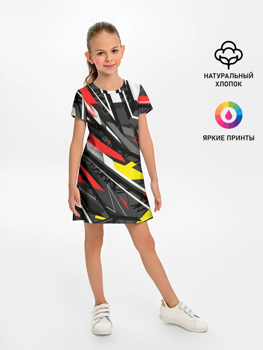 Детское платье / Фон. Абстракция.