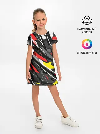 Детское платье / Фон. Абстракция.