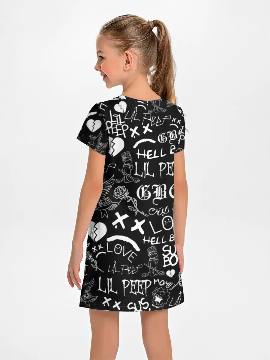Детское платье / LIL PEEP LOGOBOMBING | ЛИЛ ПИП