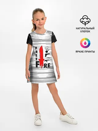 Детское платье / Free Fire Фри Фаер,