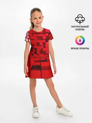 Детское платье / 3D кубики
