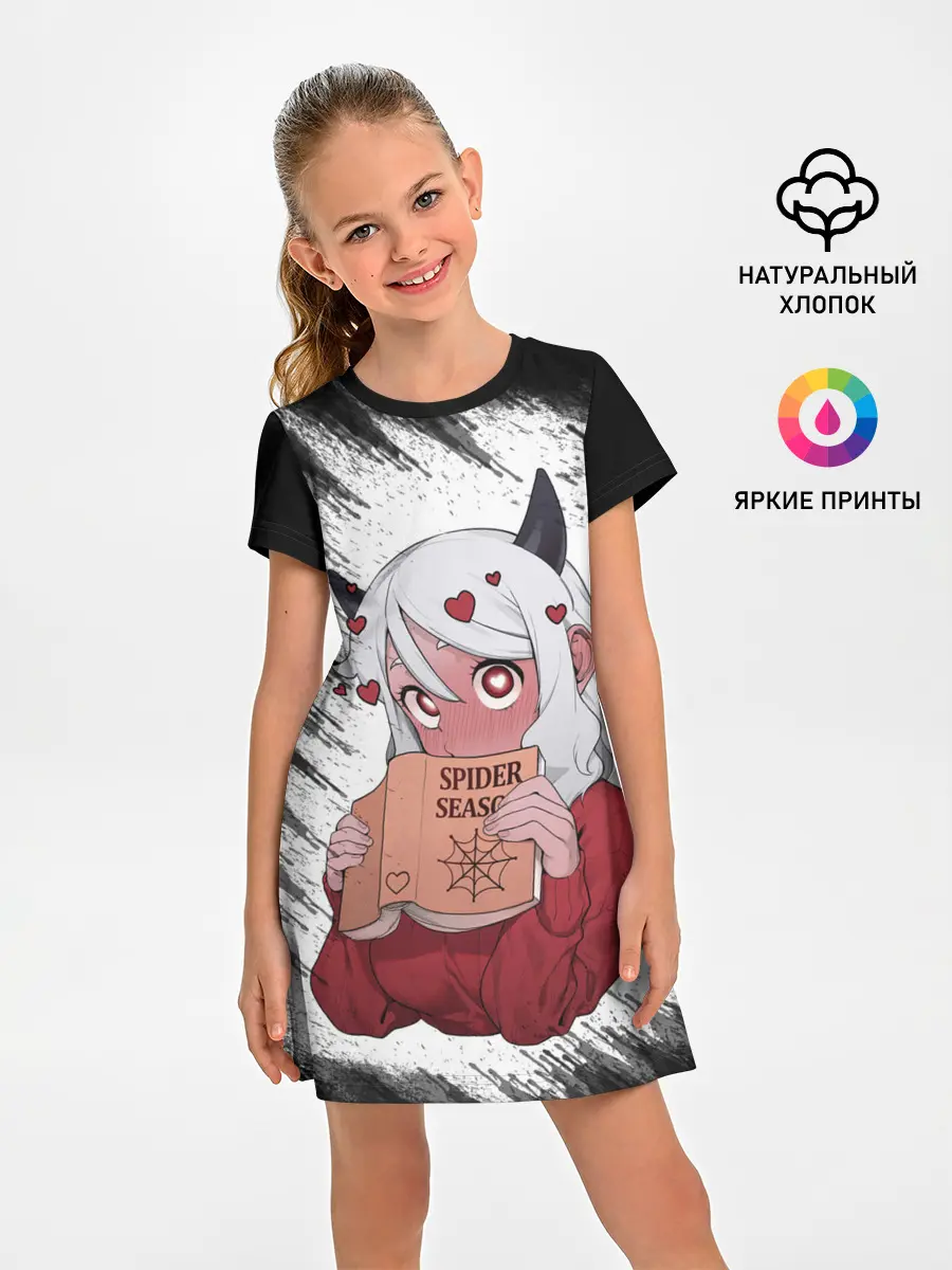 Детское платье / Малина очерк Helltaker