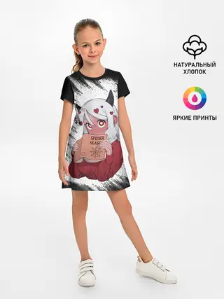 Детское платье / Малина очерк Helltaker