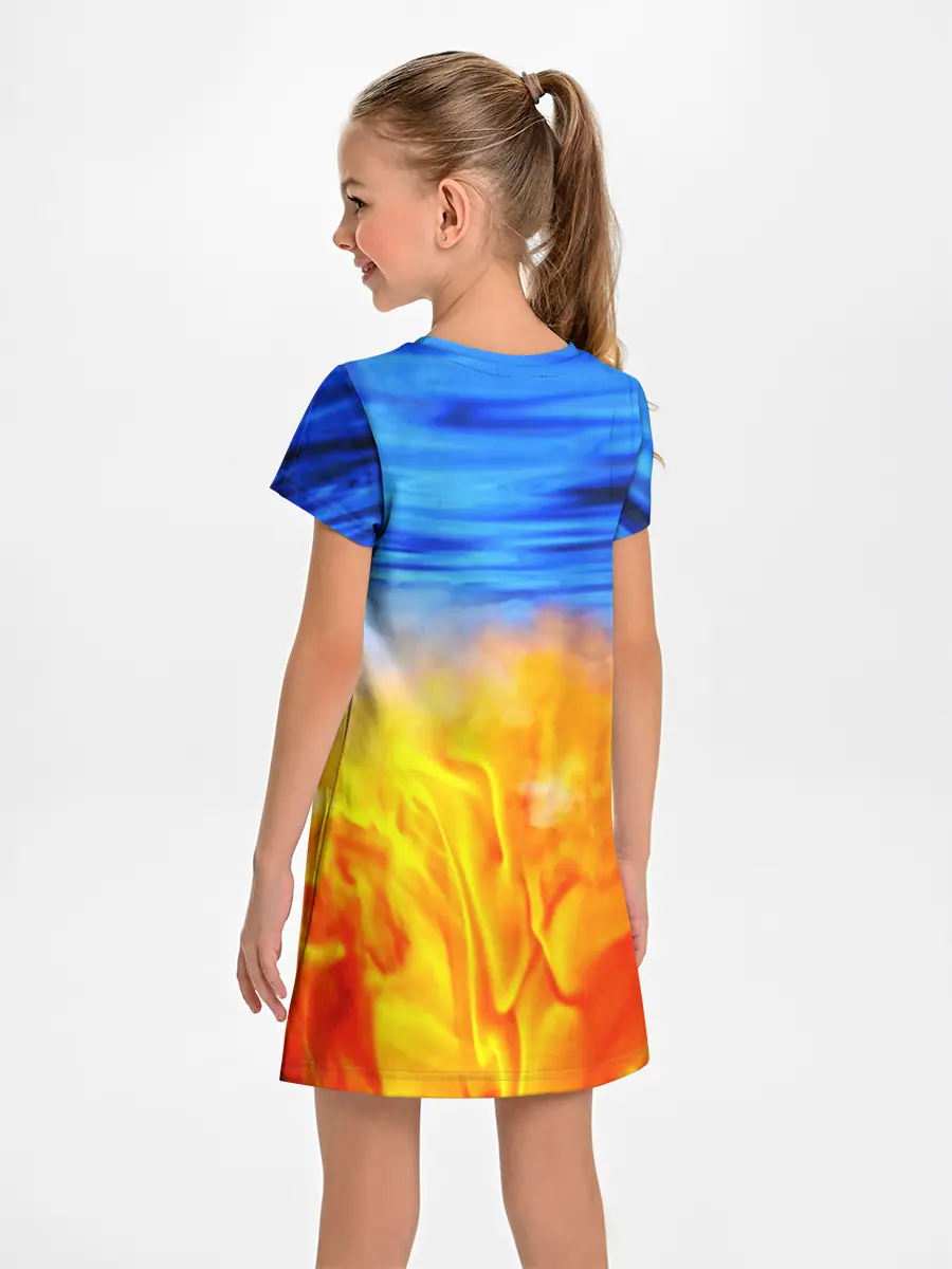 Детское платье / ЛЕД И ПЛАМЯ