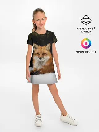 Детское платье / Лиса и снег