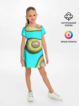 Детское платье / Авакадо