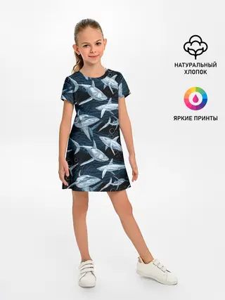 Детское платье / Акулы