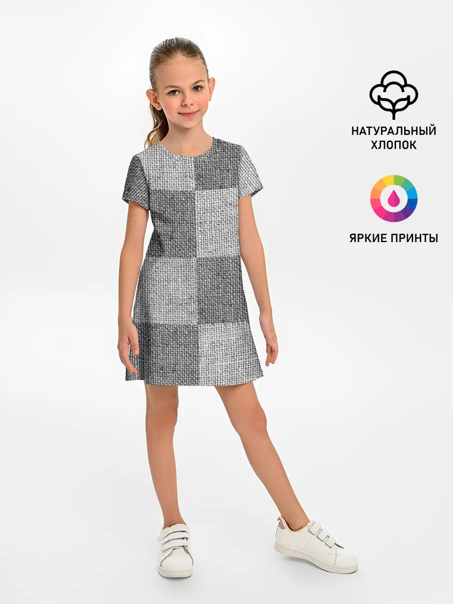 Детское платье / Denim Patchwork