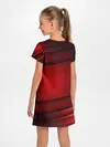 Детское платье / 3D red Абстрактные линии