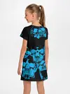 Детское платье / Ора Муда синие черепа