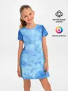 Детское платье / Красочная синева