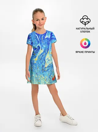 Детское платье / Сползающие краски
