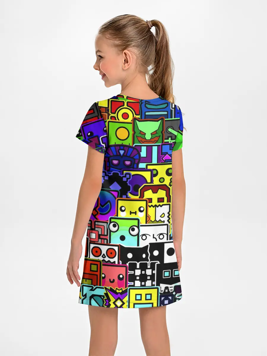 Детское платье / GEOMETRY DASH ВСЕ СКИНЫ