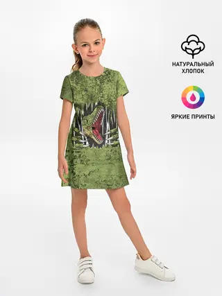 Детское платье / Динозавр из груди | Dino