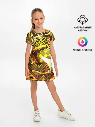 Детское платье / CS GO - DRAGON LORE | ИСТОРИЯ О ДРАКОНЕ