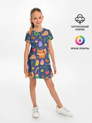 Детское платье / Новогодний макет