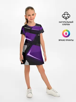 Детское платье / НЕОНОВАЯ ГЕОМЕТРИЯ