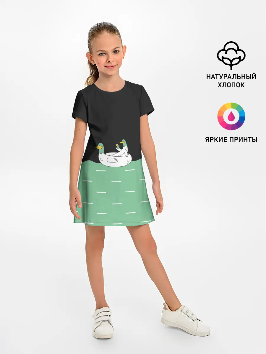 Детское платье / Уточки