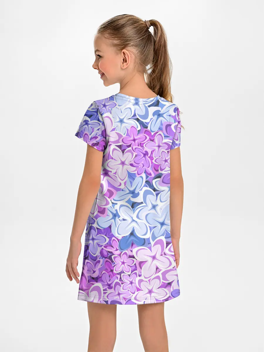Детское платье / СИРЕНЬ | ЦВЕТЫ | LILAC