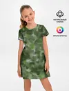 Детское платье / Canvas Green Camo