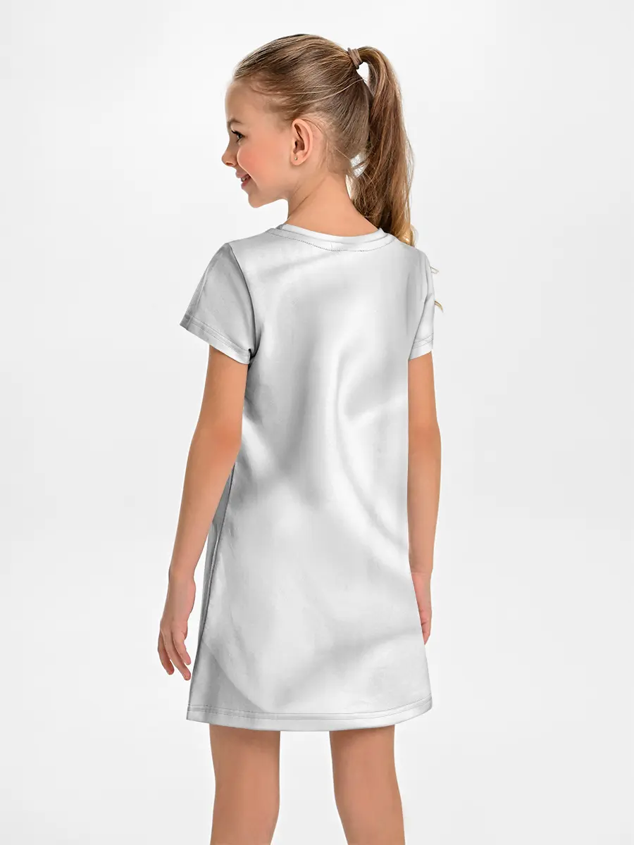 Детское платье / Белое полотно текстура