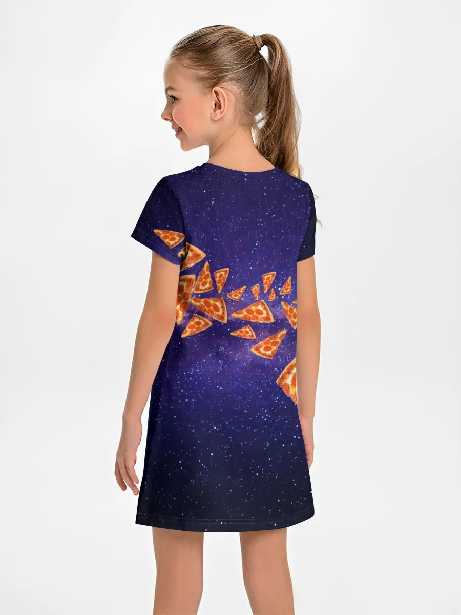 Детское платье / Пицца - Кот