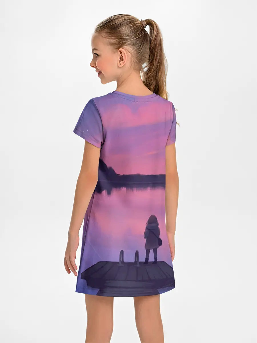 Детское платье / Закат Солнце