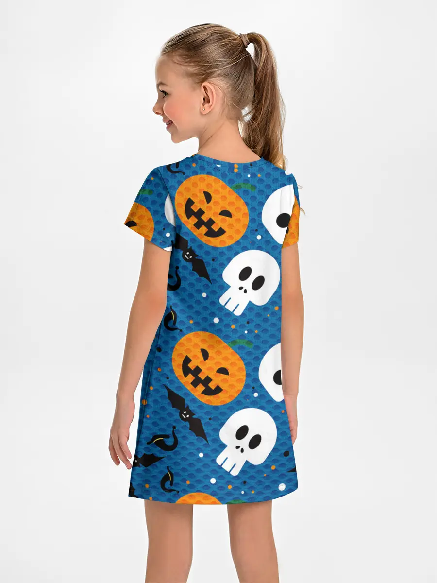 Детское платье / ЧЕРЕПА И ТЫКВЫ | HALLOWEEN