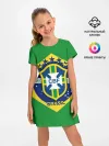 Детское платье / Сборная Бразилии флаг