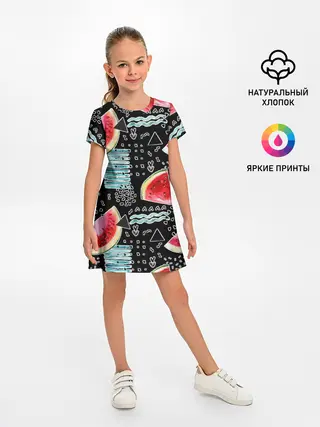 Детское платье / сладкий арбуз