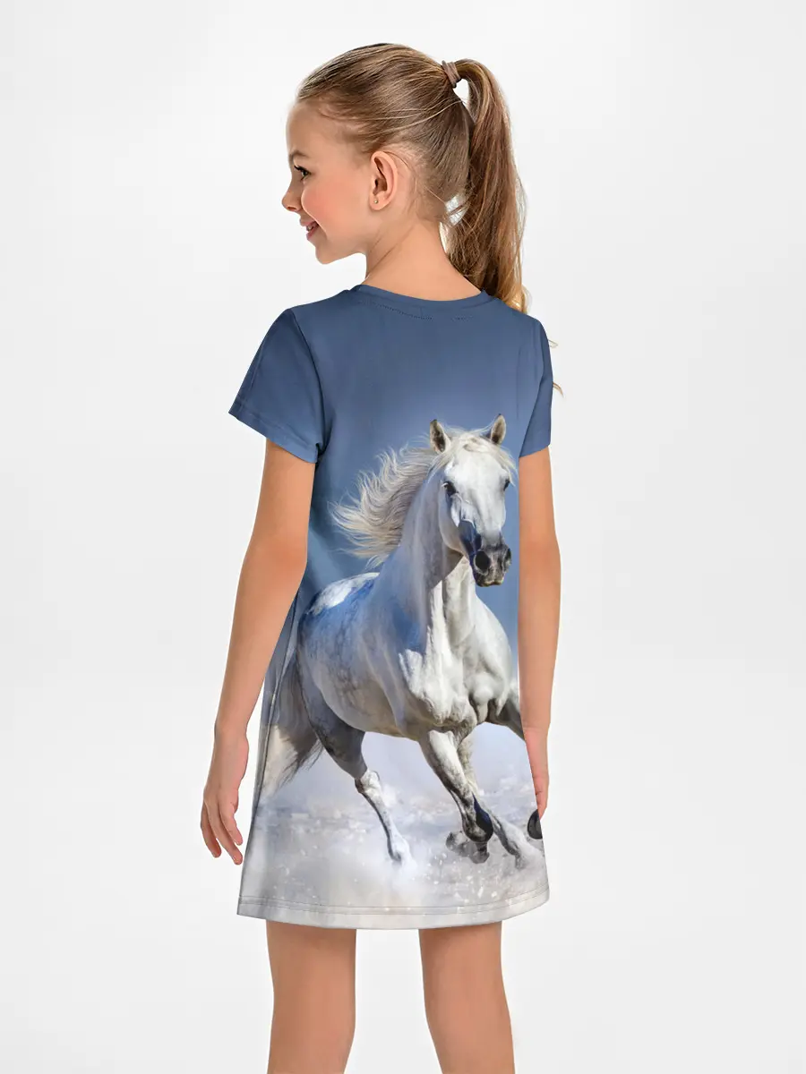 Детское платье / Белая лошадь