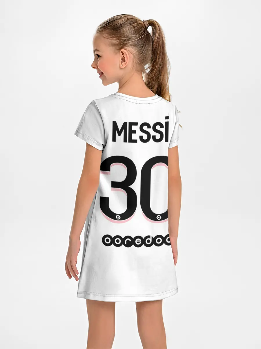 Детское платье / Месси форма гостевая ПСЖ 21/22