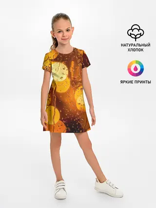 Детское платье / Дождик золотой