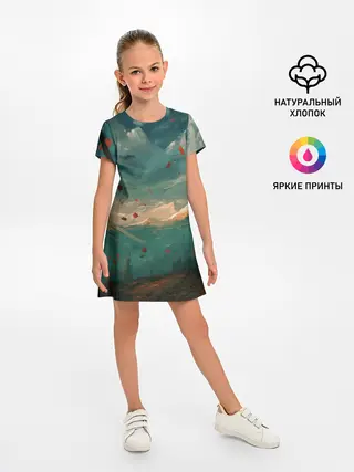 Детское платье / Горы