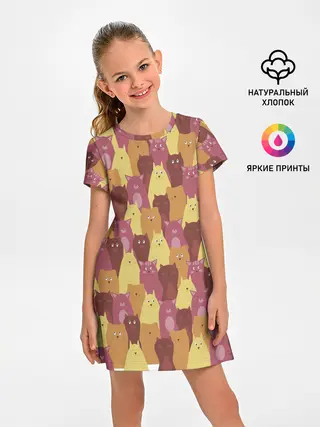 Детское платье / BEAUTIFUL CATS