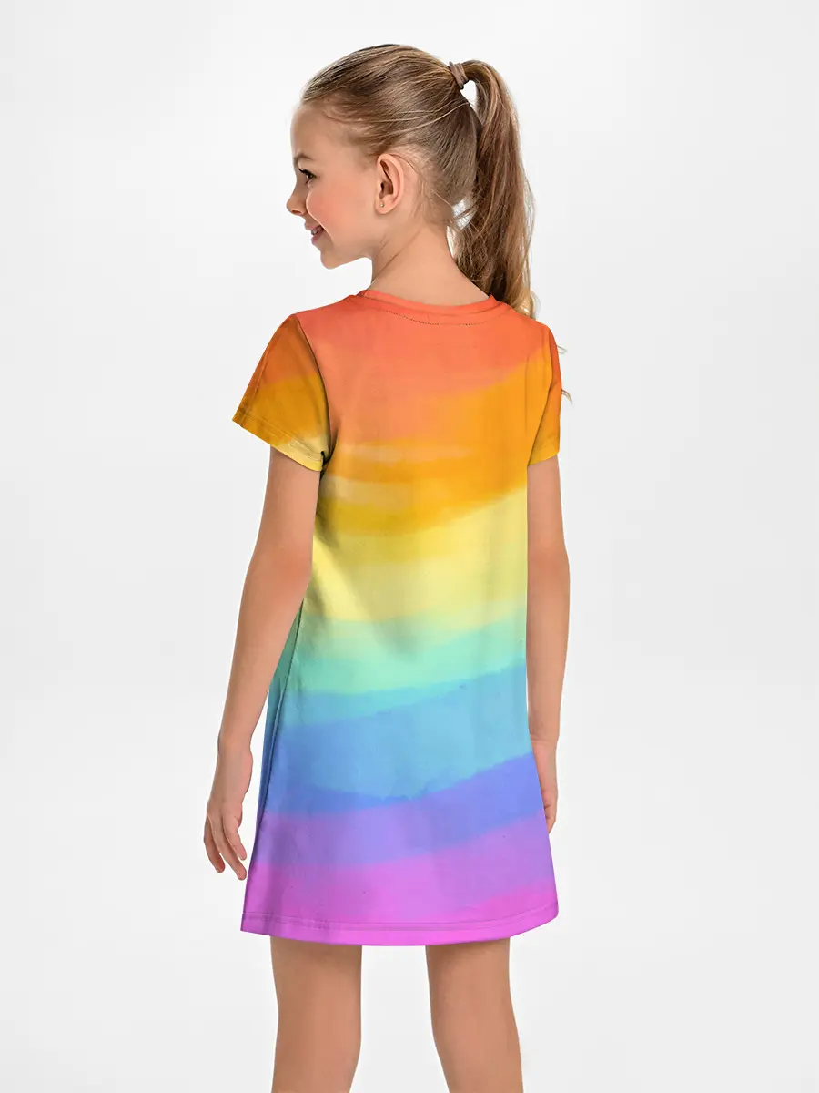Детское платье / РАДУЖНЫЕ ВОЛНЫ | RAINBOW WAVES