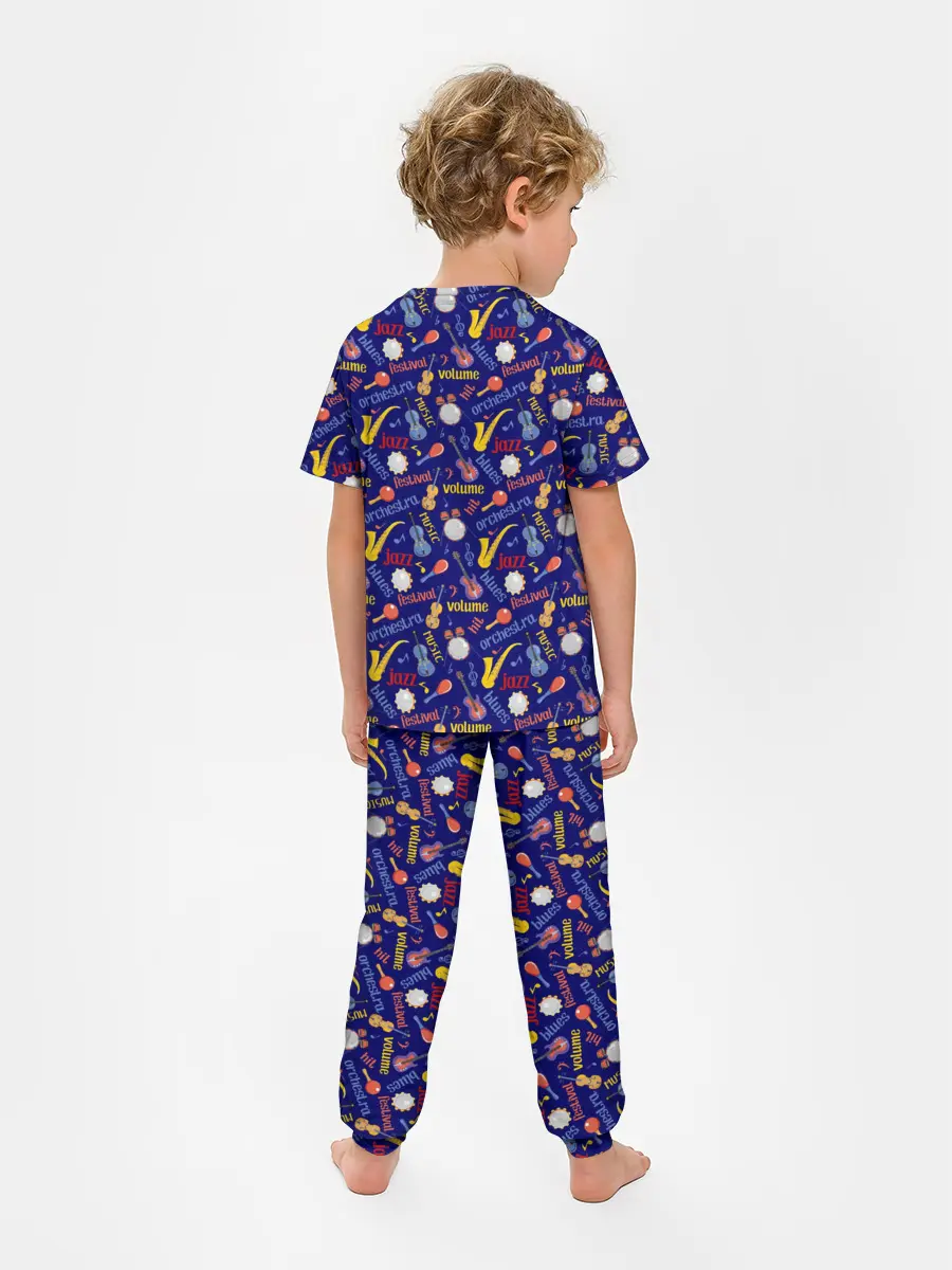 Детская пижама с брюками / Музыкант
