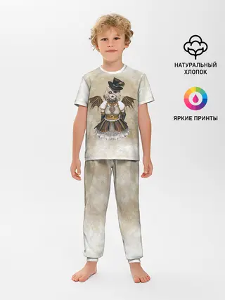 Детская пижама с брюками / Стимпанк Девушка
