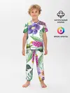 Детская пижама с брюками / Цветы
