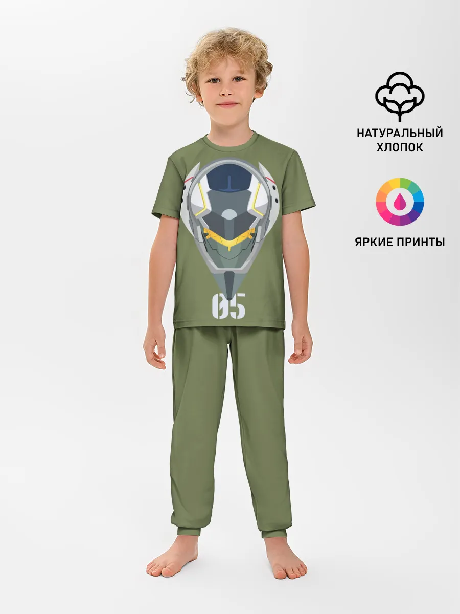 Детская пижама с брюками / Евангелион