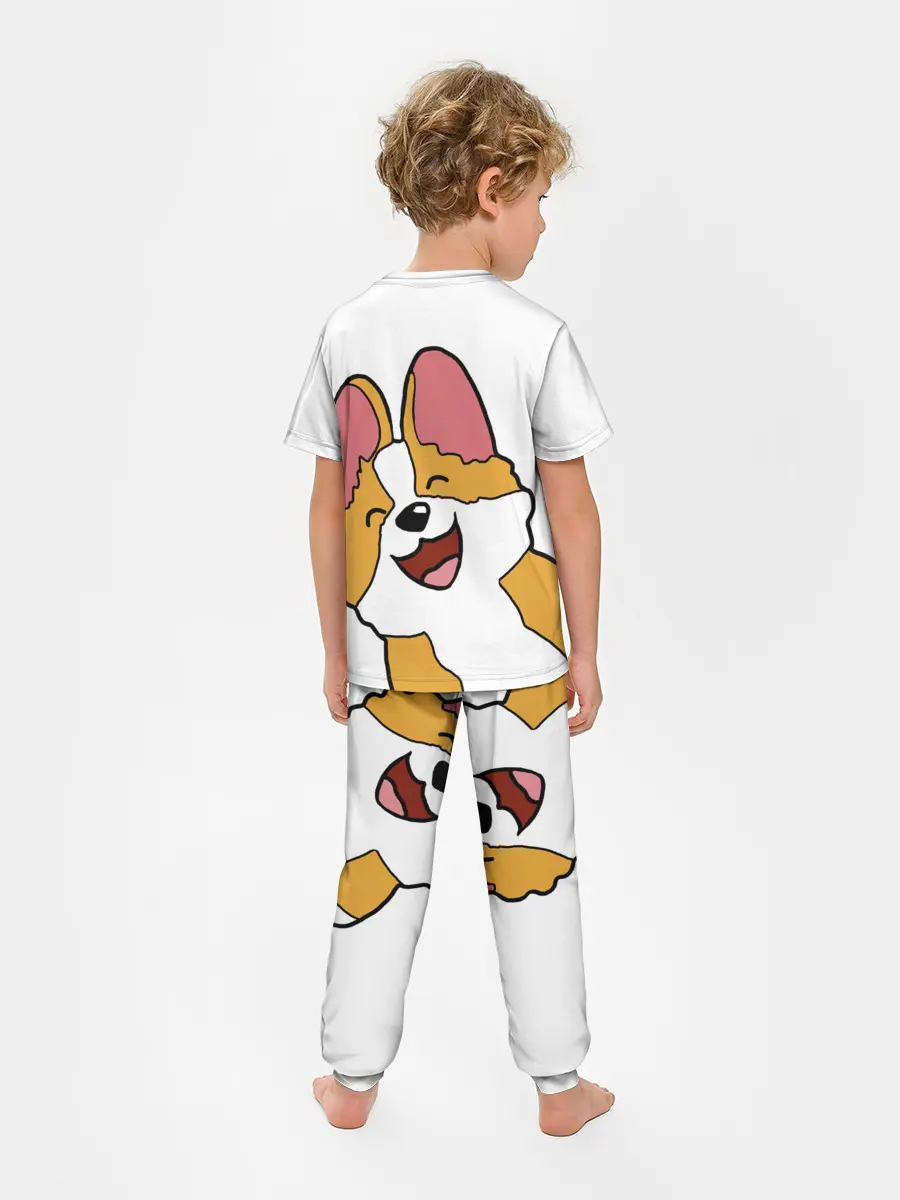 Детская пижама с брюками / Счастливый песик
