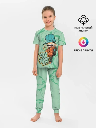 Детская пижама с брюками / Люблю граффити