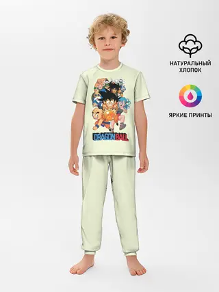 Детская пижама с брюками / Команда Драконьего яйца