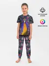 Детская пижама с брюками / Павлин