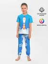 Детская пижама с брюками / БИТКОИН В КОСМОС