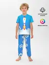 Детская пижама с брюками / БИТКОИН В КОСМОС