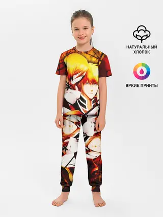 Детская пижама с брюками / Ичиго Куросаки и Орихиме Иноуэ