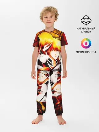 Детская пижама с брюками / Ичиго Куросаки и Орихиме Иноуэ